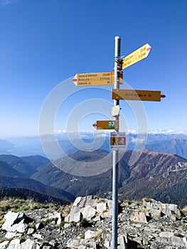 Ticino, Switzerland: panorama of the walk between Monte Tamaro and Monte Lema photo