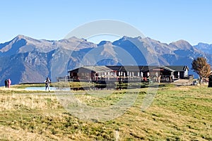 Ticino, Switzerland: panorama of the walk between Monte Tamaro and Monte Lema photo