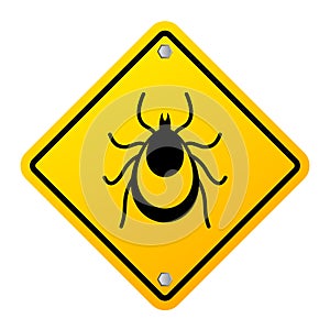 Tick alert vector icon