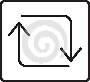 tick icon with broken circle black and white