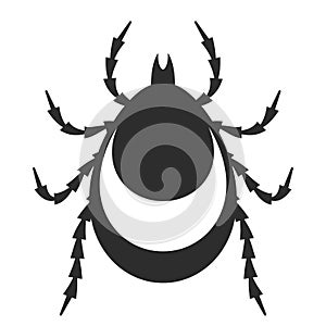 Tick insect vector icon