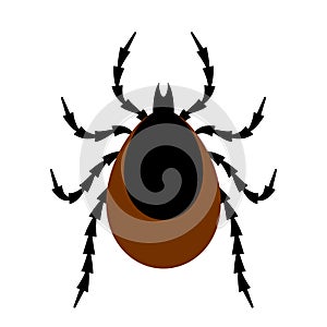 Tick insect vector illustration
