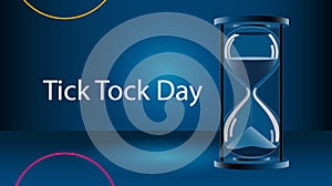 Tick Tock Day Countdown with Clock and Deadline Theme