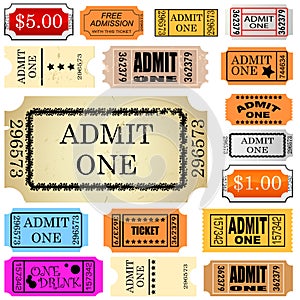Ticket admit one