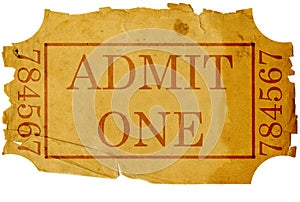 Ticket admit one
