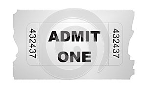Ticket admit one gradient