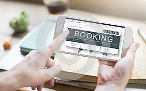 Ticket Booking Journey Travel Trip Concept