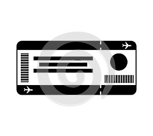 Ticket fly isolated icon