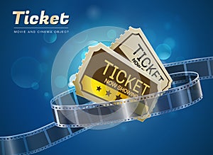 Ticket movie cinema object