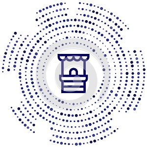 ticket office vector icon. ticket office editable stroke. ticket office linear symbol for use on web and mobile apps, logo, print