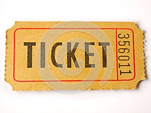 Ticket stub photo