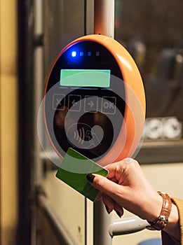 Ticket validation system.