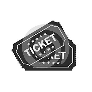 Ticket vector icon