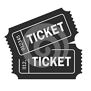 Ticket vector icon