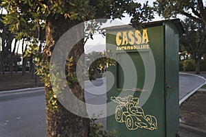 Tickets booth or cassa