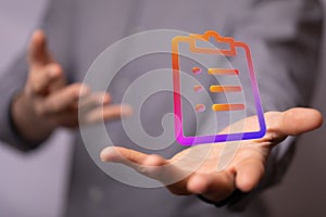 A ticking check box. check boxes cloud