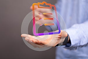 A ticking check box. check boxes cloud