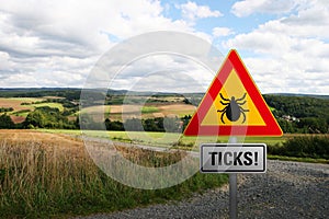 Ticks in the landscape