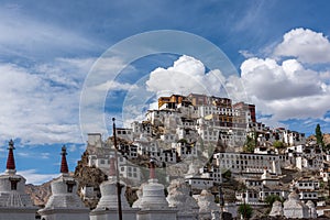 Ticksey monastery in Ladakh, India