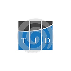 TID letter logo design on white background. TID creative initials letter logo concept. TID letter design