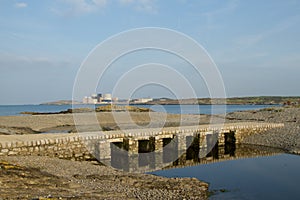 Tidal causeway.