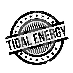 Tidal Energy rubber stamp