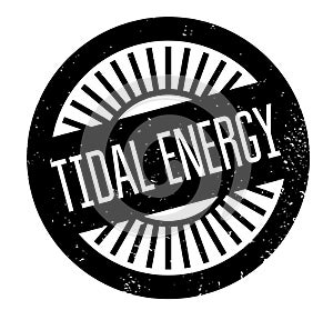 Tidal Energy rubber stamp