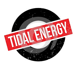 Tidal Energy rubber stamp