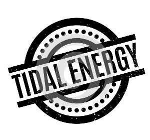 Tidal Energy rubber stamp