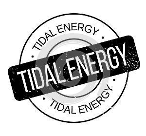 Tidal Energy rubber stamp