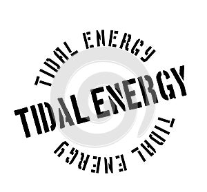 Tidal Energy rubber stamp