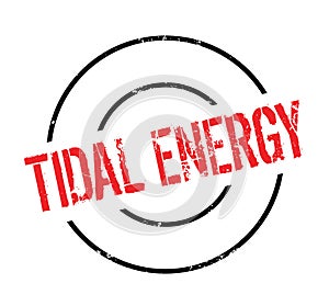 Tidal Energy rubber stamp