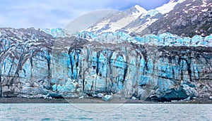 Tidal glacier face in Glacier Bay National Park.