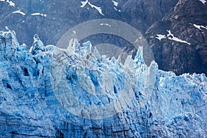 Tidal glacier face in Glacier Bay National Park.