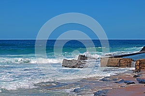 TIDAL POOL IN THE OCEAN