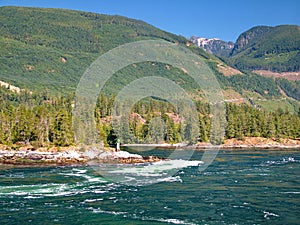 Tidal rapids at Skookumchuck Narrows