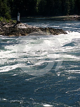 Tidal rapids at Skookumchuck Narrows Provincial Park