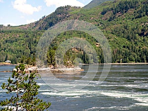 Tidal rapids at Skookumchuck Narrows Provincial Park