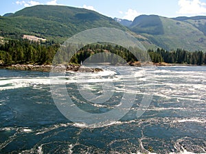Tidal rapids at Skookumchuck Narrows Provincial Park