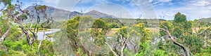 Tidal River trail panoramic view in Wilsons Promontory park, Australia