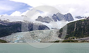 Tidewater Glacier and Dramatic Peaks photo