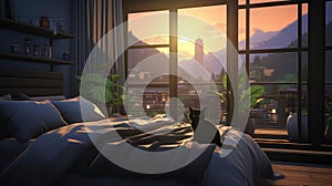 tidy interior brick wall