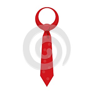 Tie business elegance cartoon