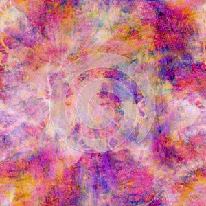 Tie Dye Abstract Pattern in Gradient Colour Bleed photo