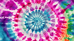 a tie dye artwork in a mixed red and pink color, ai generated image