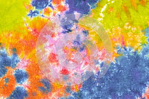 Tie dye pattern abstract background and texture