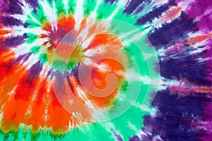 Tie dye pattern background. photo