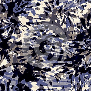 Tie dye shibori pattern. Abstract texture. Vector