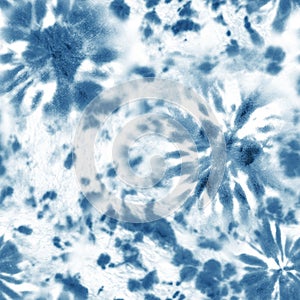 Tie dye shibori seamless pattern. Watercolour abstract texture