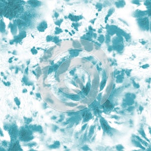 Tie dye shibori seamless pattern. Watercolour abstract texture